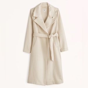 **SOLD** NWT Abercrombie & Fitch Wool-Blend Belted Blanket Coat